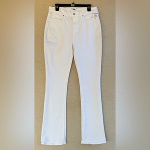 PAIGE Women’s Flaunt Denim// Hourglass Jeans-Crisp White | Size 32